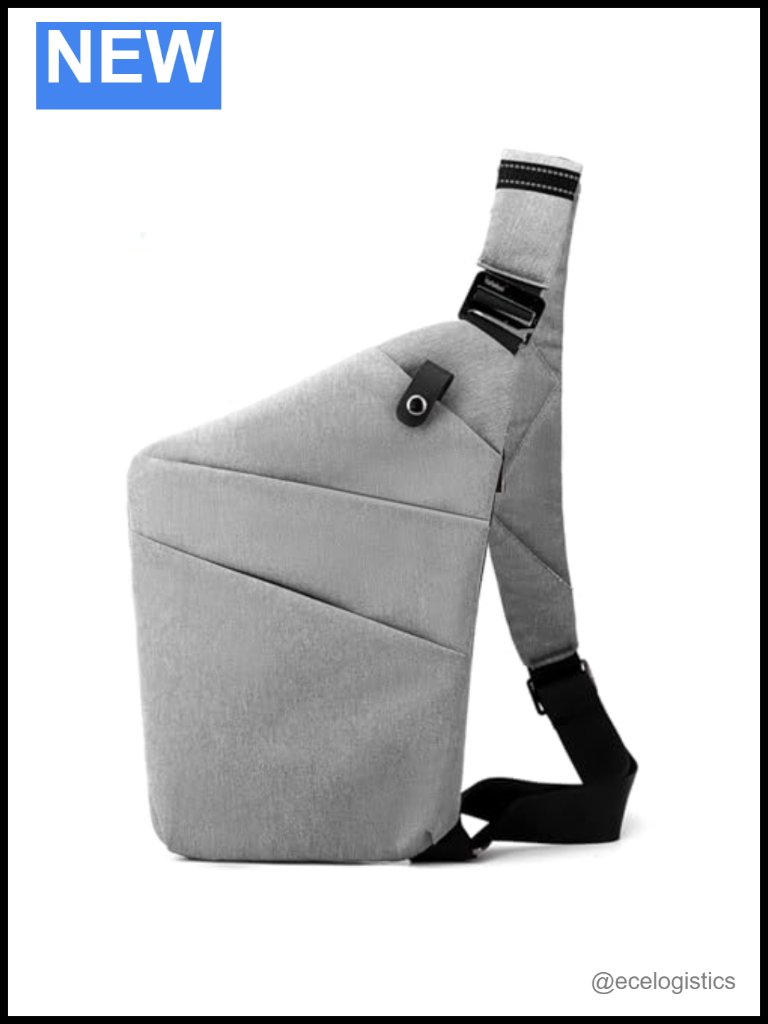 Anti Theft Travel Sling Bag, Large Capacity Crossbody For Travel Sports